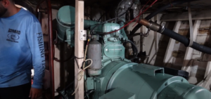 Detroit Diesel 271 Marine Generator In Reward Fishing Fleets Engine Room